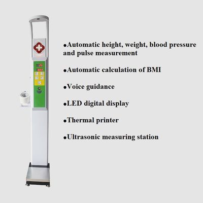 33*55*235cm LED 디스플레이 몸높이 체중 BMI 혈압 기계
