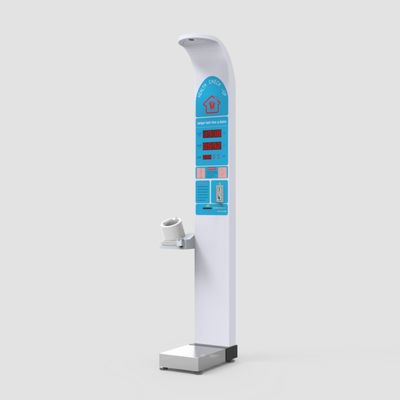 초음파 동전 조작 높이 무게 척도의 LED 디스플레이 접기 가량 기계