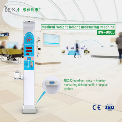 초음파 동전 조작 높이 무게 척도의 LED 디스플레이 접기 가량 기계