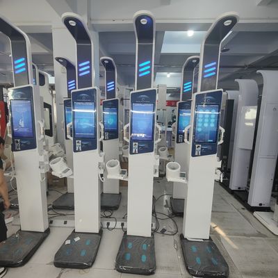 지능형 건강 검사 기계 19 인치 안드로이드 BMI 키오스크 옵션 기능