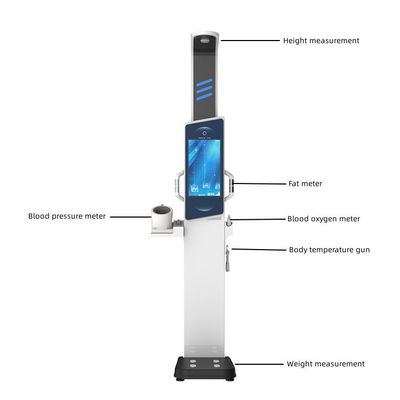 19&quot; LCD 터치 스크린 디스플레이와 함께 약국 무게 균형 신체 구성 분석기