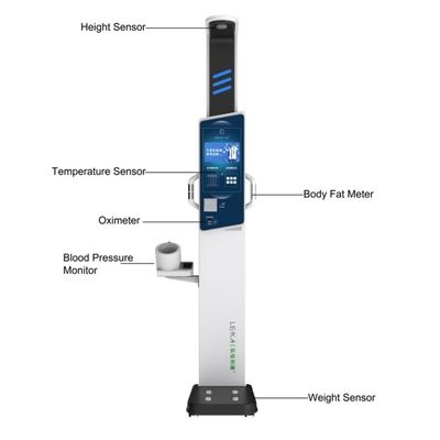 동전 조작 LCD 터치 스크린 RS232 인터페이스와 함께 높이와 무게 측정 척도