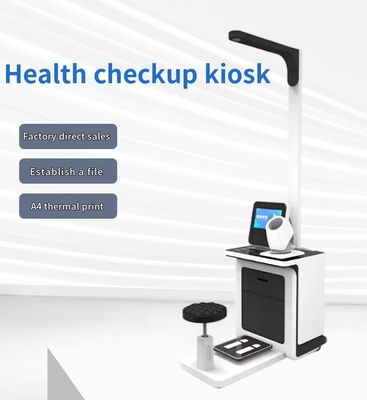 LEKA 텔레메디스인 키오스크 14' LCD 디스플레이로 보장된 건강 검사 기계