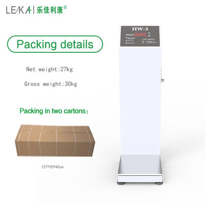 사용자 친화적 인 인쇄기와 함께 동전 조작 수하물 무게 척도 전체 크기 33 * 55 * 100cm