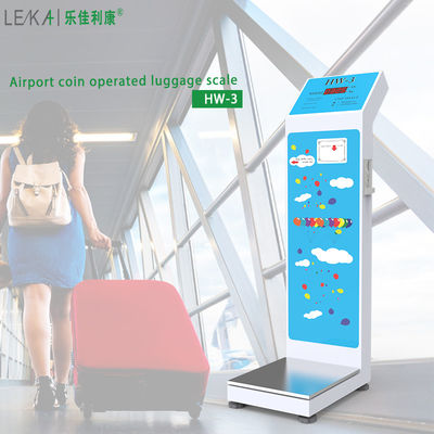 공항 호텔 수하물 무게를 위한 편리한 동전 조작 무게 판매 기계