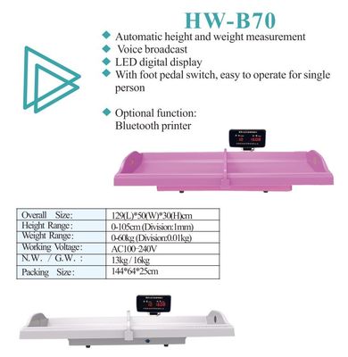 HW-B60 키 공급과 함께 아기 가량 가량 및 포장 크기 142*62*23cm