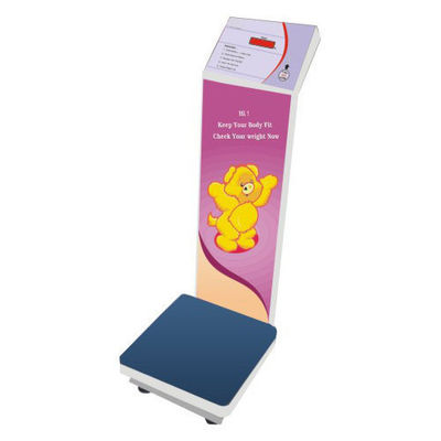 LED 디스플레이와 33*55*100cm의 전체 크기의 내구성 있는 동전 조작 무게 기계