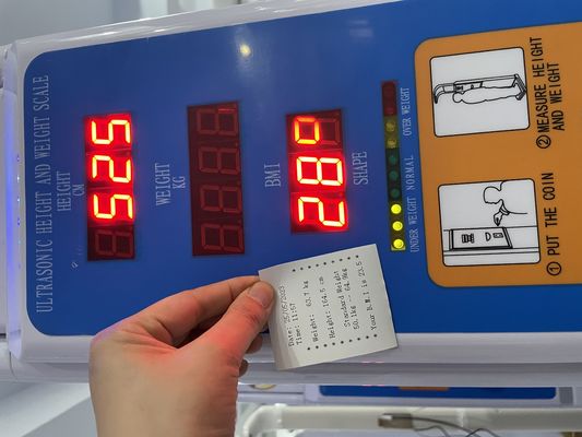 500kg 200kg 초음파 동전 운용 무게와 키 척도 BMI IMC 판매 약국 잔액