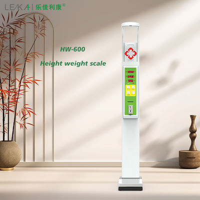 38kg N.W. 동전 조작 BMI 디지털 무게 기계 초음파 높이 무게 척도