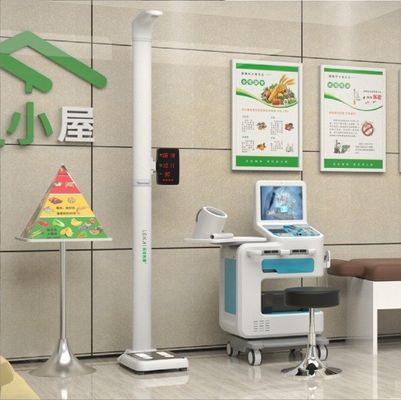 A4 프린터 및 사용자 정의 가능한 색상을 가진 셀프 서비스 신체 검사 기계