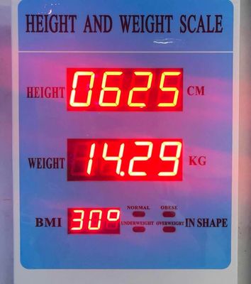 개인 맞춤형 몸무게와 키 측정용 동전 조작 BMI 판매 기계