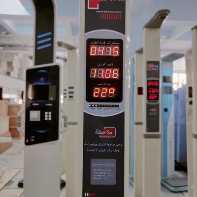 AC 100-240V 전원 공급원 성인 키 미터 높이를 측정하는 계수
