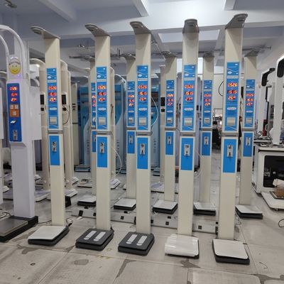 초음파 BMI 서 있는 균형 척도 무게 범위 1-200kg 및 높이 측정