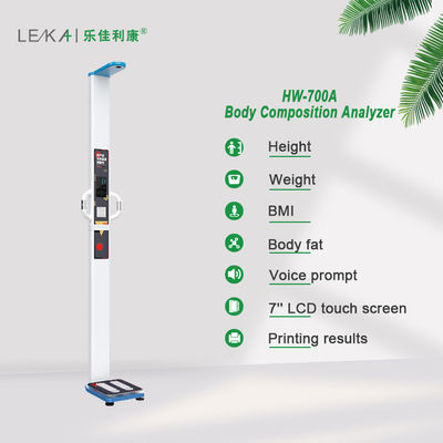 디지털 높이와 무게 척도 LEKA LCD 디스플레이 무게 범위 8-200kg 부문 0.1kg