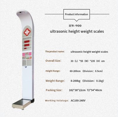 크고 강력한 의료 신체 분석 기계 / 사용자 정의 옵션과 함께 Bmi 분석기