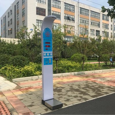 AC100-240V 디지털 접이식 동전 높이 무게 척도 BMI 및 판매 기능 N.W 42kg