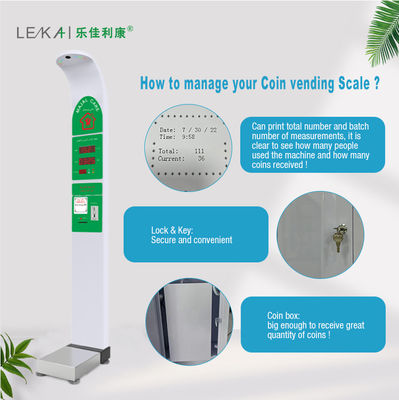 스마트 AC100-240V 동전 조작 높이 무게 몸무게 인쇄와 함께 판매 G.W 47kg