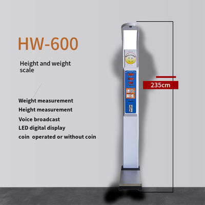 초음파 디지털 몸무게 HW-600 의료 등급 높이 무게 측정 기계