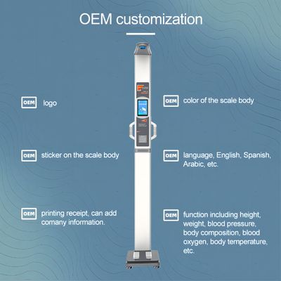 BMI 및 신체 구성 분석을 위한 디지털 정밀 균형 LCD 디스플레이 220V/50Hz
