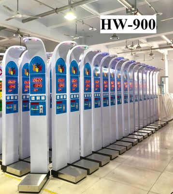 HW-900 코인 조작 BMI를 위한 몸높이와 체중 판매 기계 스페인어 아랍어
