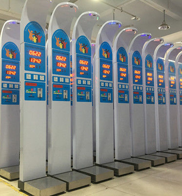 HW-900 코인 조작 BMI를 위한 몸높이와 체중 판매 기계 스페인어 아랍어