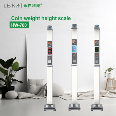 블루 HW-700 200kg 전자 무게 척도 바퀴 편리하고 사용자 친화적