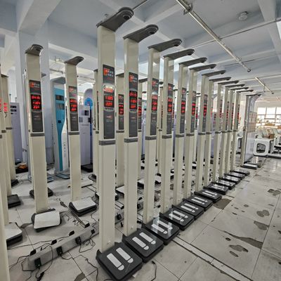 블루 HW-700 200kg 전자 무게 척도 바퀴 편리하고 사용자 친화적