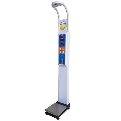 N.W 38kg 의료용 HW-600 동전 조작 전자 BMI 기계의 높이 무게 척도