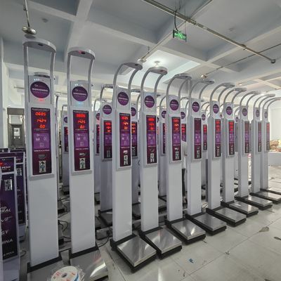 동전 조작 LED 디스플레이 고도와 무게를 정확하게 측정하기 위한 몸 균형 척도