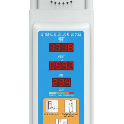 LED 디스플레이 초음파 전자 높이와 무게 측정 기계 무게 범위 8-200kg