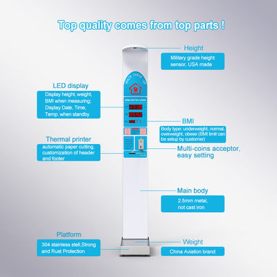 초음파 측정용 의학적 전자 키 무게 BMI 기계 AC100-240V